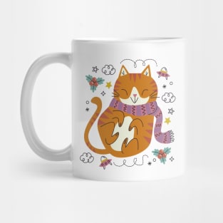 Meowy Christmas Cat Mug